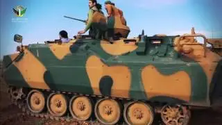 FSA forces liberating Suflania near al-Bab, north east Aleppo province