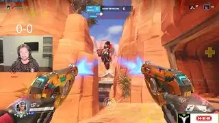 DANTEH vs CYX! TRACER GAMEPLAY OVERWATCH SEASON 34 TOP 500