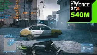 Battlefield 3 | GT 540M + i7 2670QM (4K 50 fps)