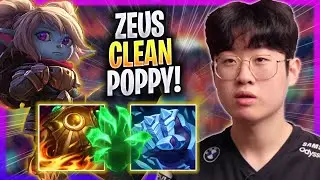 ZEUS IS SO CLEAN WITH POPPY! - T1 Zeus Plays Poppy TOP vs Kennen! | Season 2023