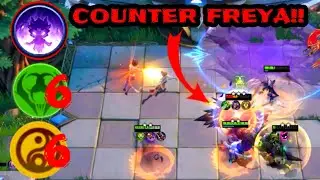 how to counter freya in magic chess ( Using Only 2 STAR HEROES)
