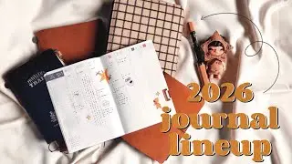 2026 journal lineup | journal stack for the new year