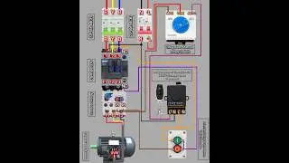 DOL Starter Relay Wireless Remote Control and auto-Manual Control Wiring Diagram Explained