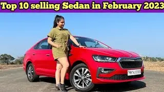 Top 10 best selling Sedan cars in February 2023 in India