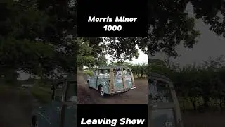 Morris Minor 1000 Leaving Show  #2023 #car #isleofwight #classiccars
