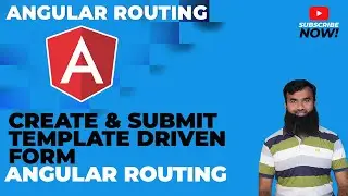 Create & Submit template driven form in Angular  || Angular Tutorial