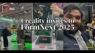 Most Advanced Laser Engraver of 2025? Creality Falcon T1 Demo at Formnext 2025