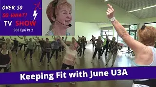 Keeping fit with Legend 80 year old June Hewitt &ndash; hoops and bands
