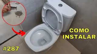 #287- COMO INSTALAR UM VASO SANITÁRIO (Passo a passo)