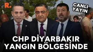 CHP heyeti, Diyarbakır'da yangın bölgesinde taziye ziyareti yapıyor #CANLI