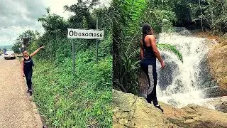 Hiking To The Most Beautiful Waterfall In The Eastern Region || Adom Waterfalls🇬🇭