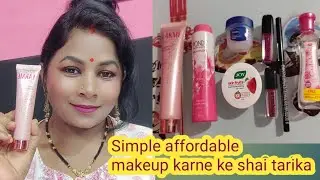 Lakme CC cream simple affordable makeup // how to do party makeup // with Lakme CC cream