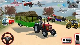 🔴 Drive Heavy Tractor With Fully Loaded With Stand in games 🔥 #tractor #gamingvideos #games 
