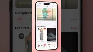 SwiftUI Modern E-Commerce iOS App Template 🛍️🤑