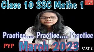 #PracticeWithMe#PreviousYearBoardQuestionPaper#March2023#Class10#ssc#Maths1#Part2