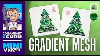 Affinity Mini Video Tutorial - Decorative Design with Gradient Mesh