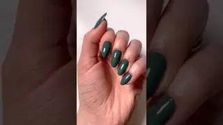 Say hello to Velvet Drapes, a sumptuous olive green 💚 #swatches #nails #manicure #nailpolish