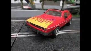 SCALEXTRIC C300 FORD CAPRI 3.0 FAST AND SERVICED. MANY NEW PARTS. For sale! link in description.