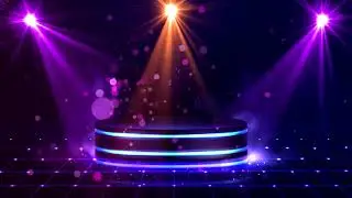 Modern Design Stage Spotlights Effect Background Video II free animated party lights background