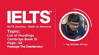 IELTS Reading | List of Headings - The Desolenator