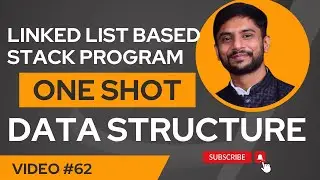 Stack Using Linked List | Push, Pop, Peek, Display (BCA/BTech)