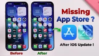 iOS 26: App Store icon Missing on iPhone? - Fix!