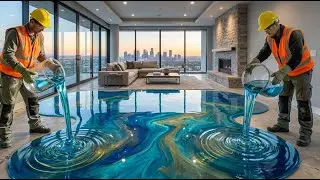 How This Metallic Epoxy Floor Tripled the Value of this House!