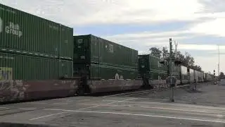 NORFOLK SOUTHERN GE ES44AC Northbound Intermodal Container Train