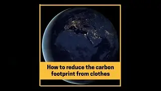 How to reduce the carbon footprint from clothes