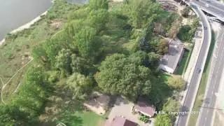 Saska Kępa dron Warszawa 4K