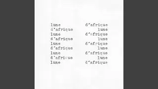 Lune d'Afrique