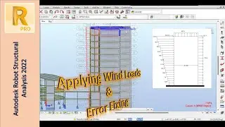 Modeling and Design of RC Buildings in Autodesk Robot | Part 16: Wind Loads and Errors