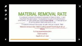 #TurningTime#MachiningTime#MaterialRemovalRate