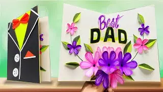 DIY Father's Day Greeting Card | Beautiful Handmade Greeting Card