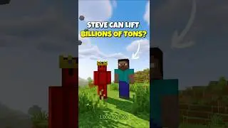 This Minecraft Character Can Carry BILLIONS of Tons! 😲 #MinecraftFacts #Minecraft #shorts
