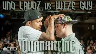 KOTD - Rap Battle - Uno Lavoz vs Wize Guy