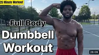 (Beginner Friendly) Full Body Dumbbell Workout - For Fat Loss & Toning