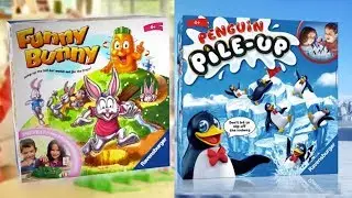 Ravensburger Funny Bunny Penguin Pile Up Game 2017