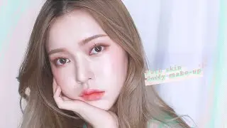 Eng) 역대급 피부표현✨ 청순 데일리 메이크업 GRWM  (피부결 관리법/수다주의) Pure Skin Daily Make-up / 에이블리 Avley