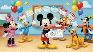 Mickey’s Month Parade 🎉 | Learn the 12 Months with Friends