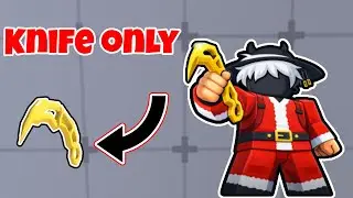 KNIFE Only CHALLENGE In ROBLOX RIVALS...