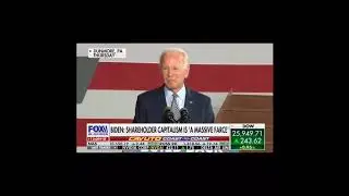 joe biden's press conference where he forget's that he's talking to millions of people.