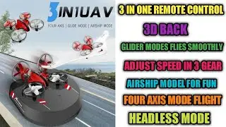water land and air mini drone | remote control | RC Drone for kids