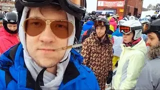 Гортанобесие и треш в Буковеле 2017  GoPro