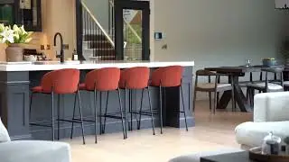 Elegant Dublin Home | Wide Plank Flooring & Custom Rug Feature
