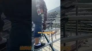 Stone Coated Metal Roofing Install on light steel roof