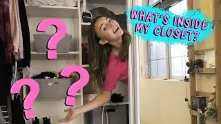 WHAT'S INSIDE MY CLOSET??? | Kayla Davis