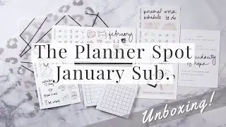 The Planner Spot | Unboxing | Jan. Subscription 2021