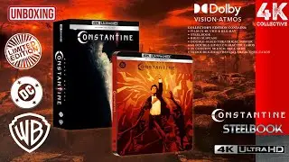 Constantine 20th Anniversary 4K UltraHD Blu-ray Collectors Edition Steelbook unboxing