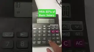 Gross Salary Basic and HRA HouseRent Allowance #salary #sip #incometax #mutualfunds #invest #payslip